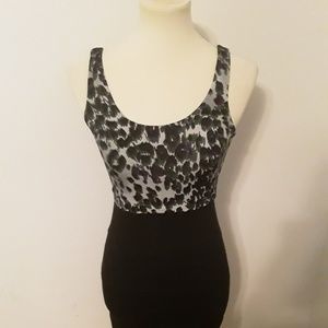 Animal printed dress